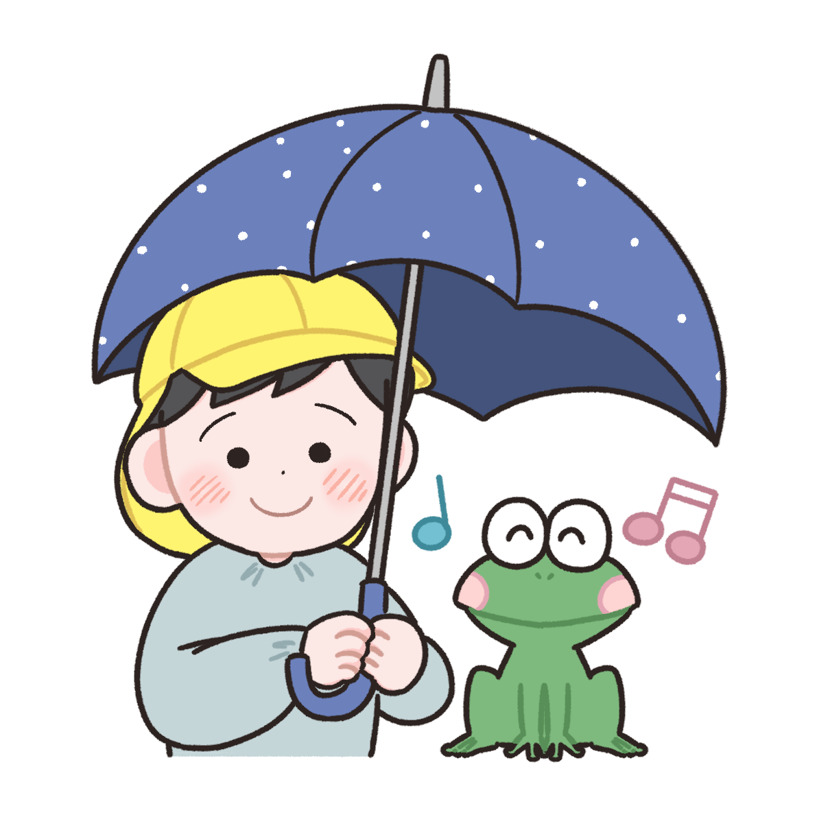 【6月素材】こども(スモッグ)