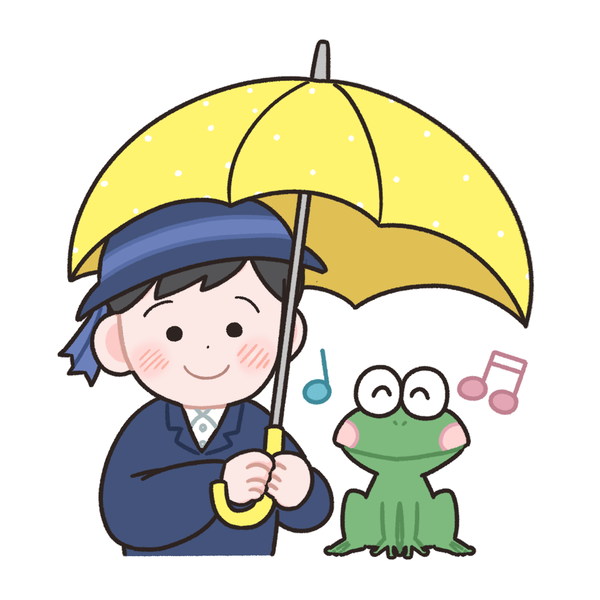 【6月素材】こども(ブレザー)