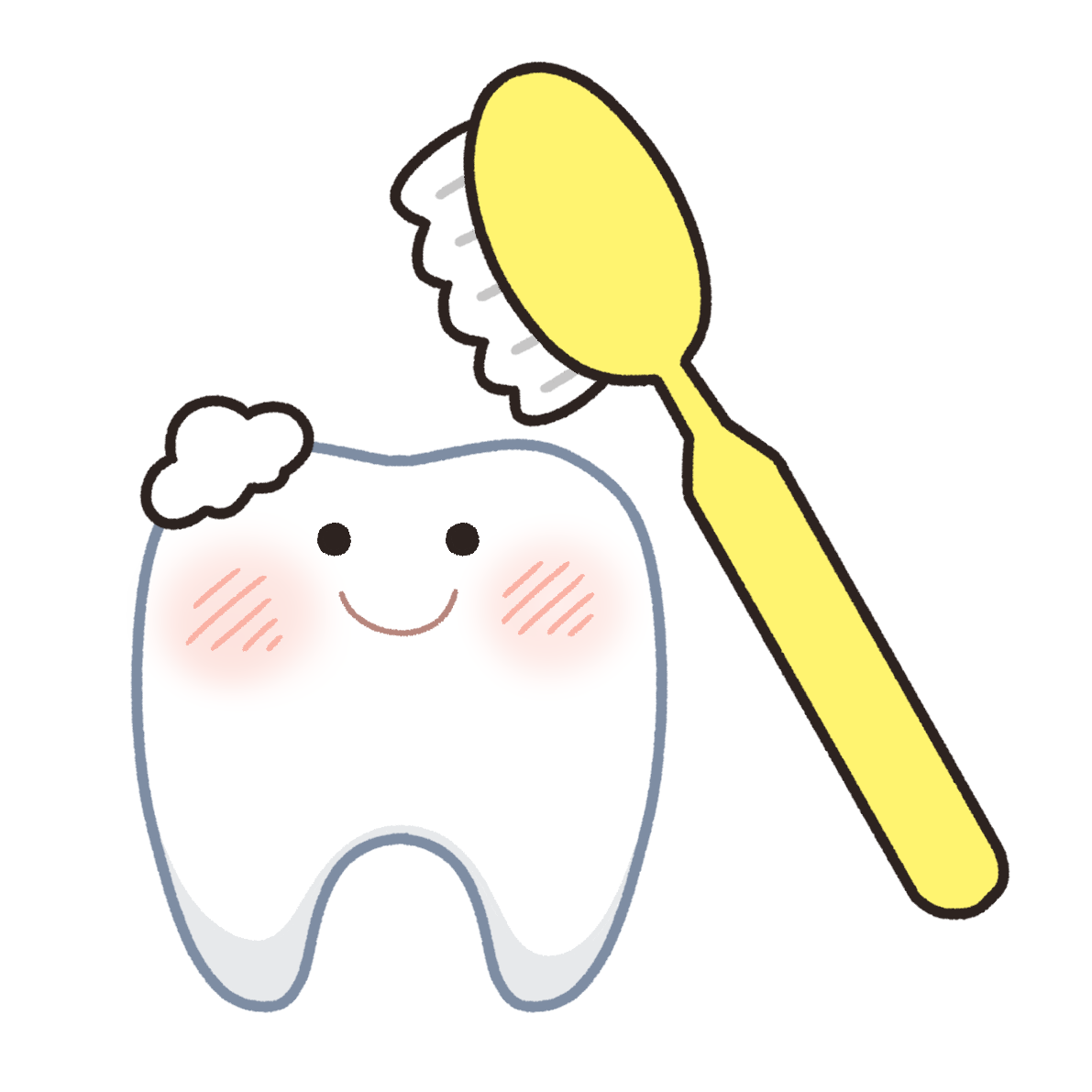 【フリー素材】歯磨き習慣