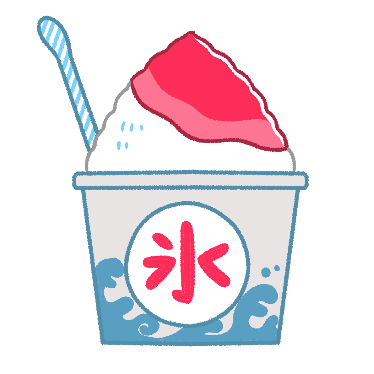 【フリー素材】かき氷